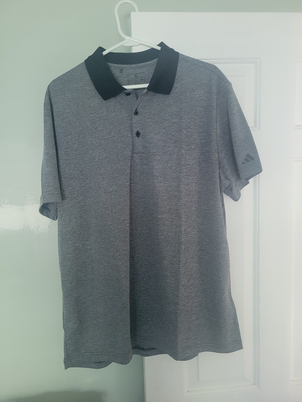 Adidas Black Heathered Dri-Fit Strech Lightweight Xl Brand New